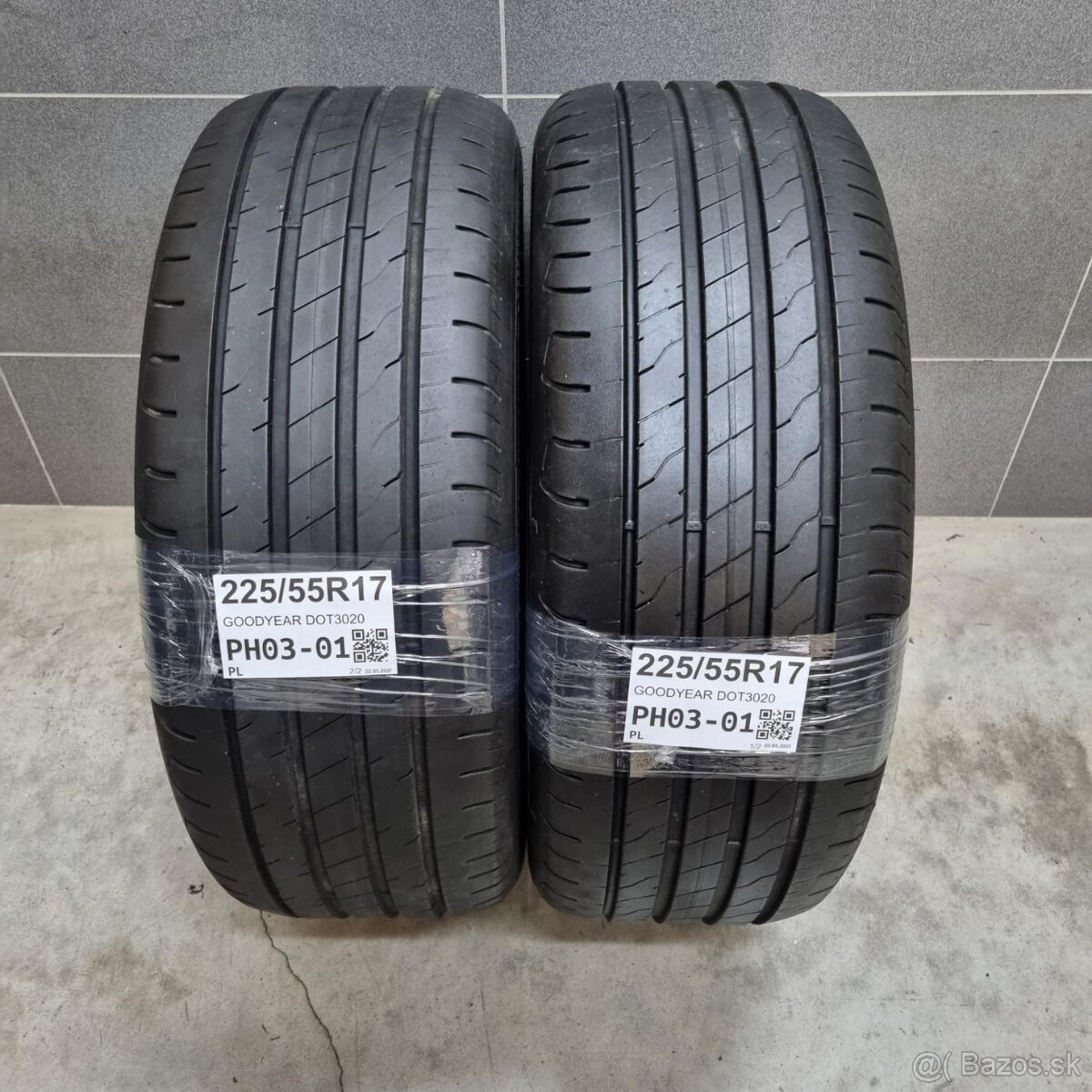 Letné pneumatiky 225/55 R17 GOODYEAR DOT3020