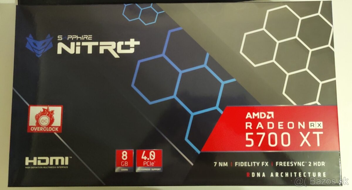 Grafická karta AMD 5700XT NITRO+ 8GB