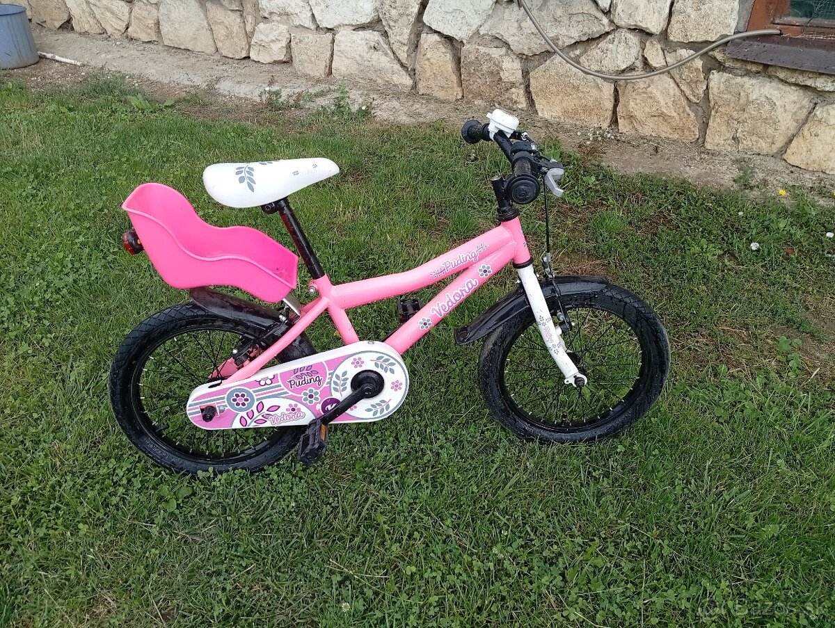 Detský dievčenský bicykel