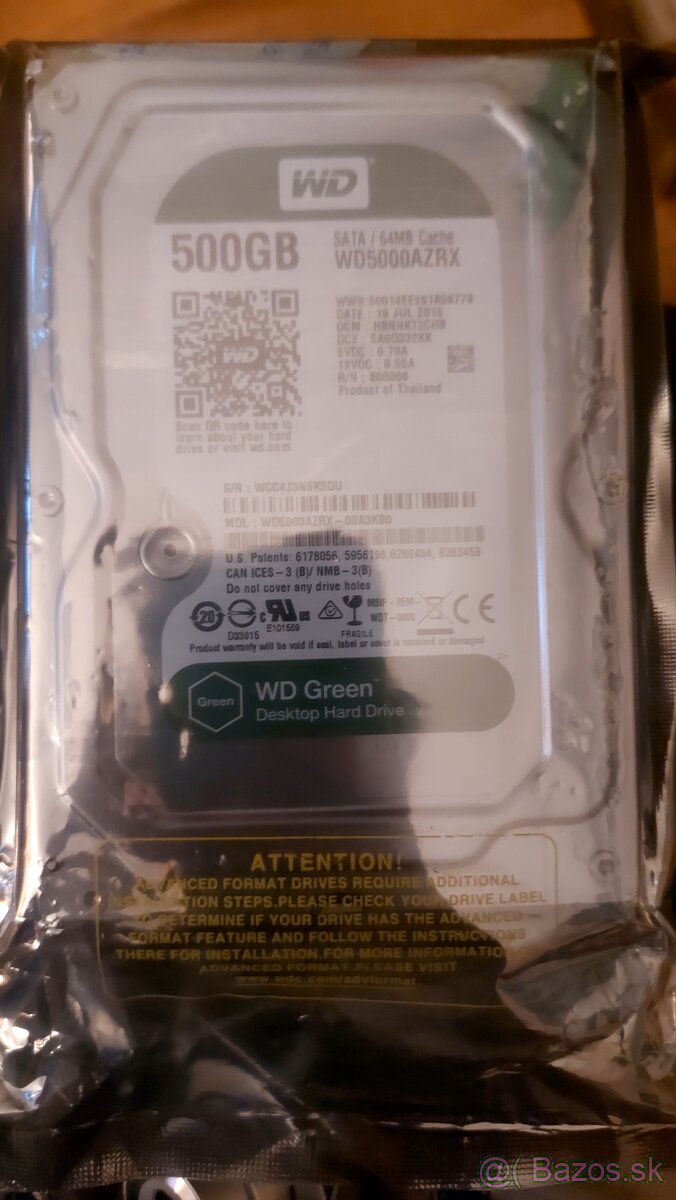 Pevny disk 500gb