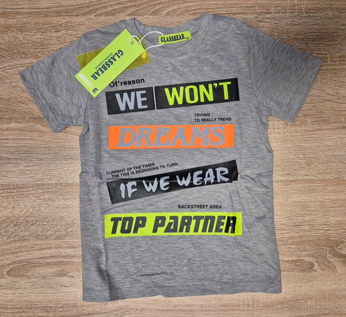 Chlapčenské tričko, sivé, veľ. 122