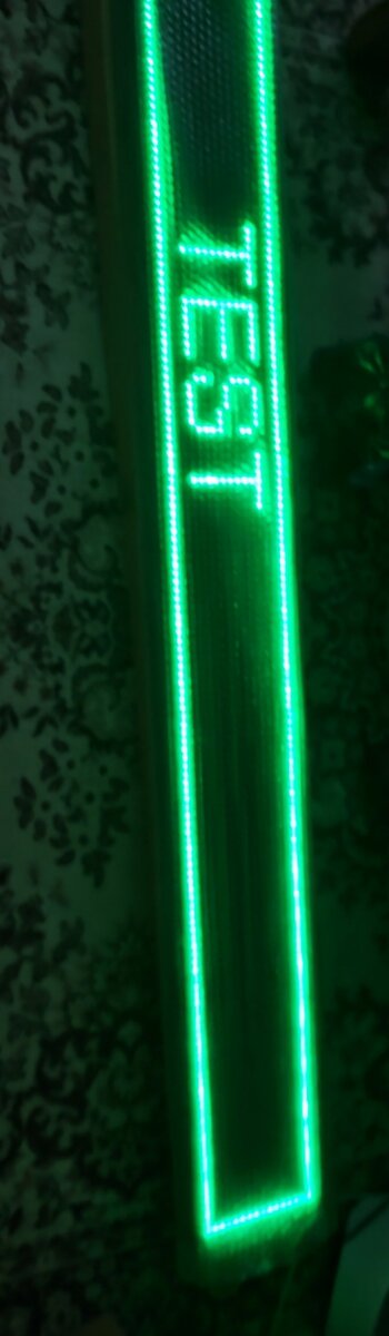 LED REKLAMNÁ TABUĽA 180x20cm