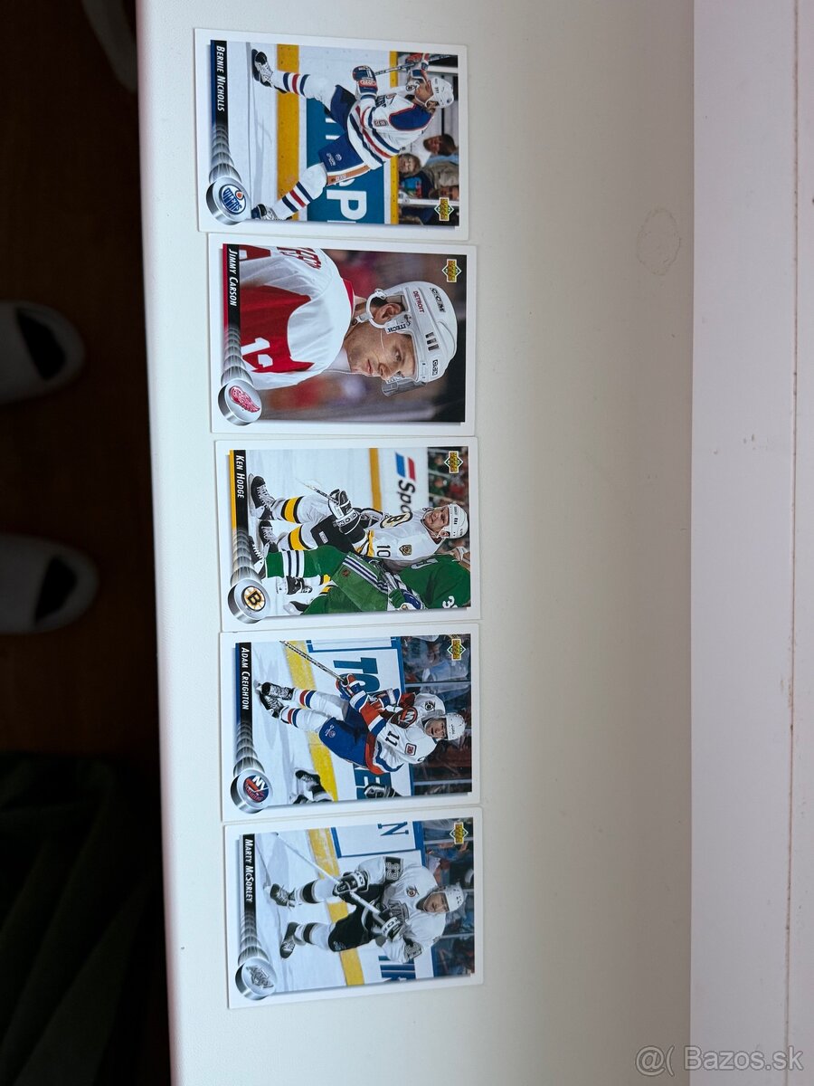 Hokejové kartičky Upper Deck 1992/93