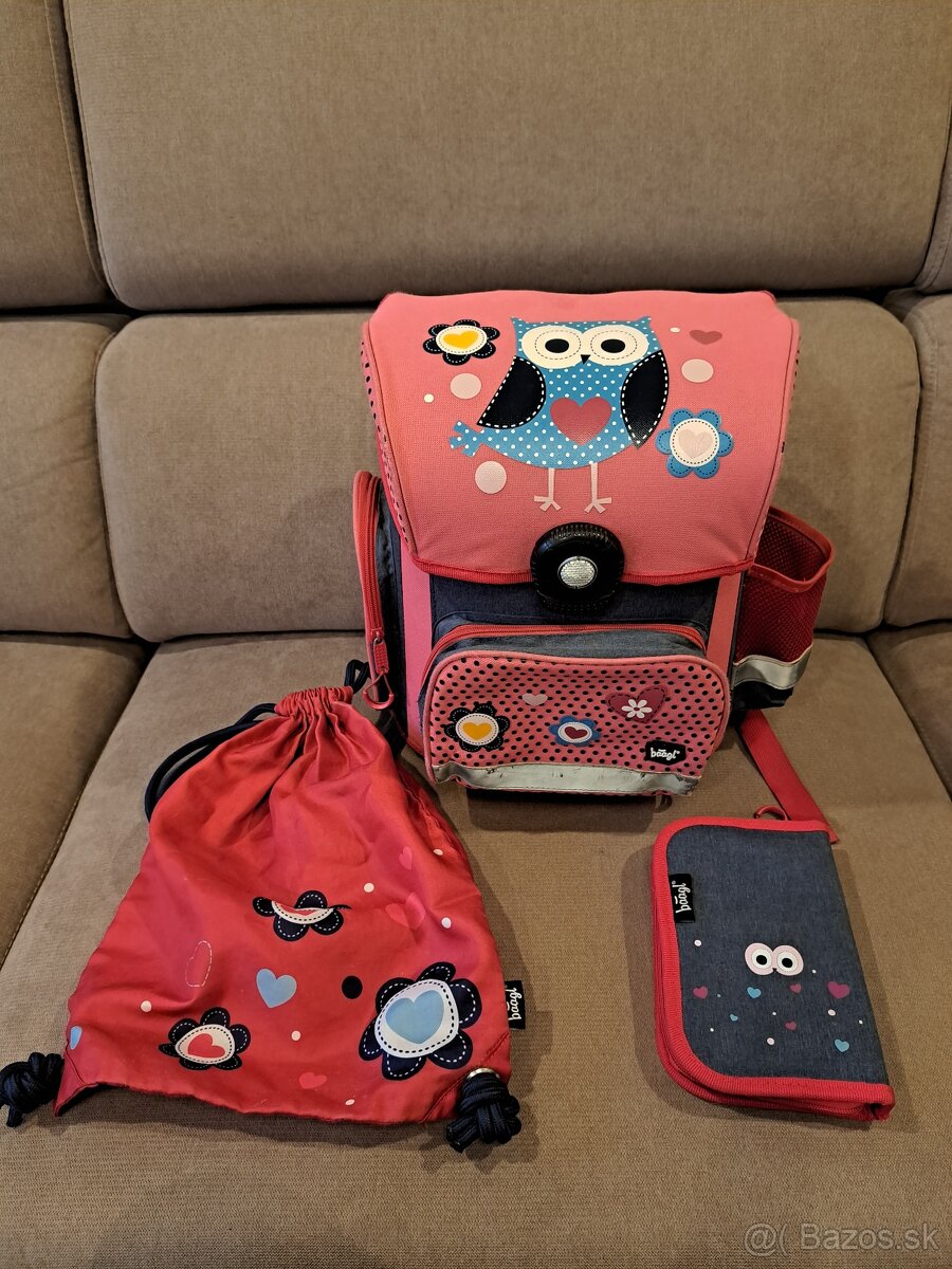 Školská aktovka Baagl - set