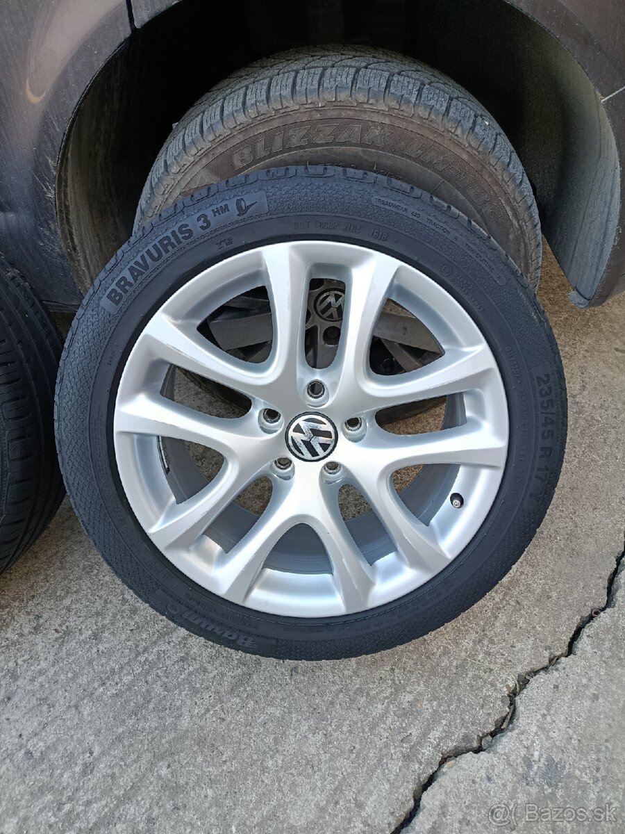 Predám kolesá Vw 5x112 R17