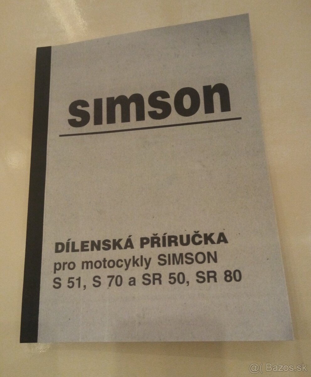 Simson dielenska prirucka Katalog ND