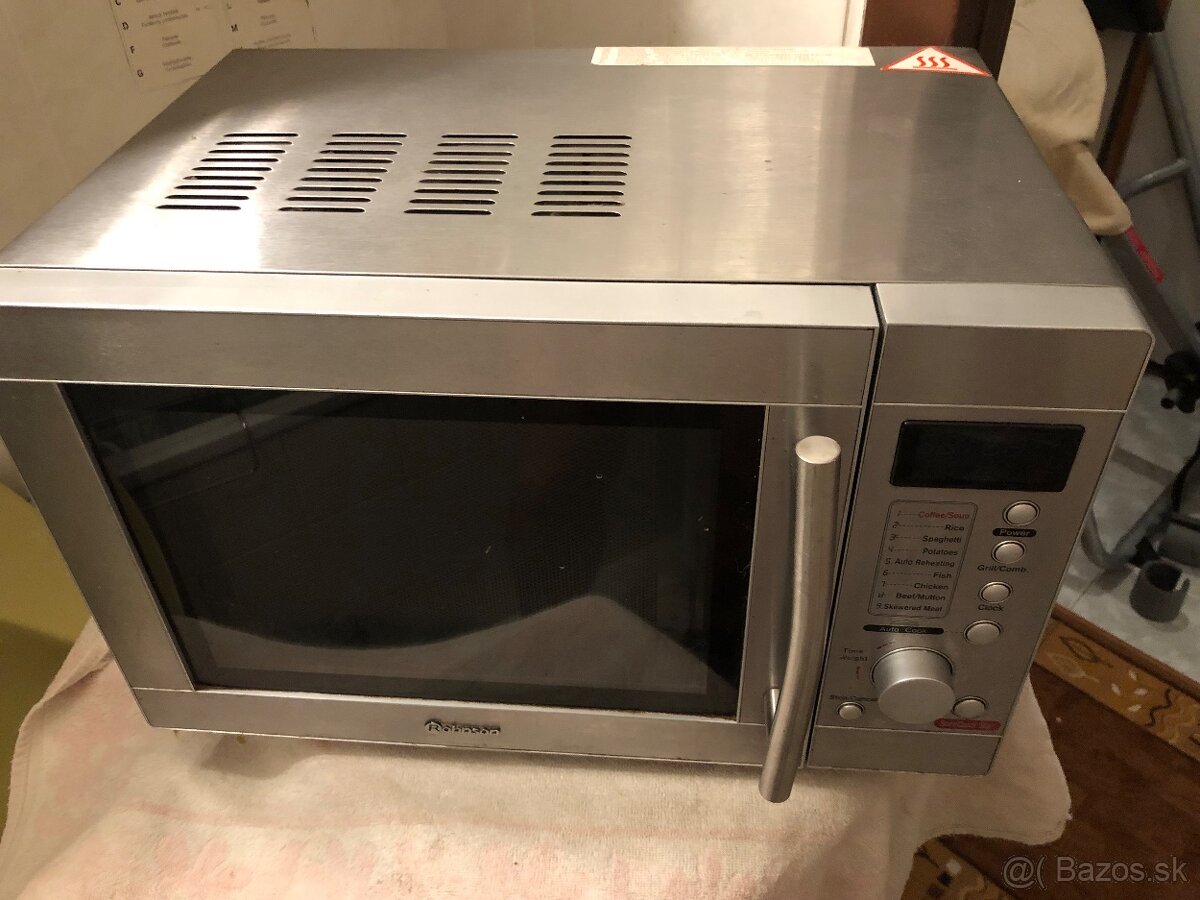Predám jednoduchu nerezovú mikrovlnku / s grilom za 30e