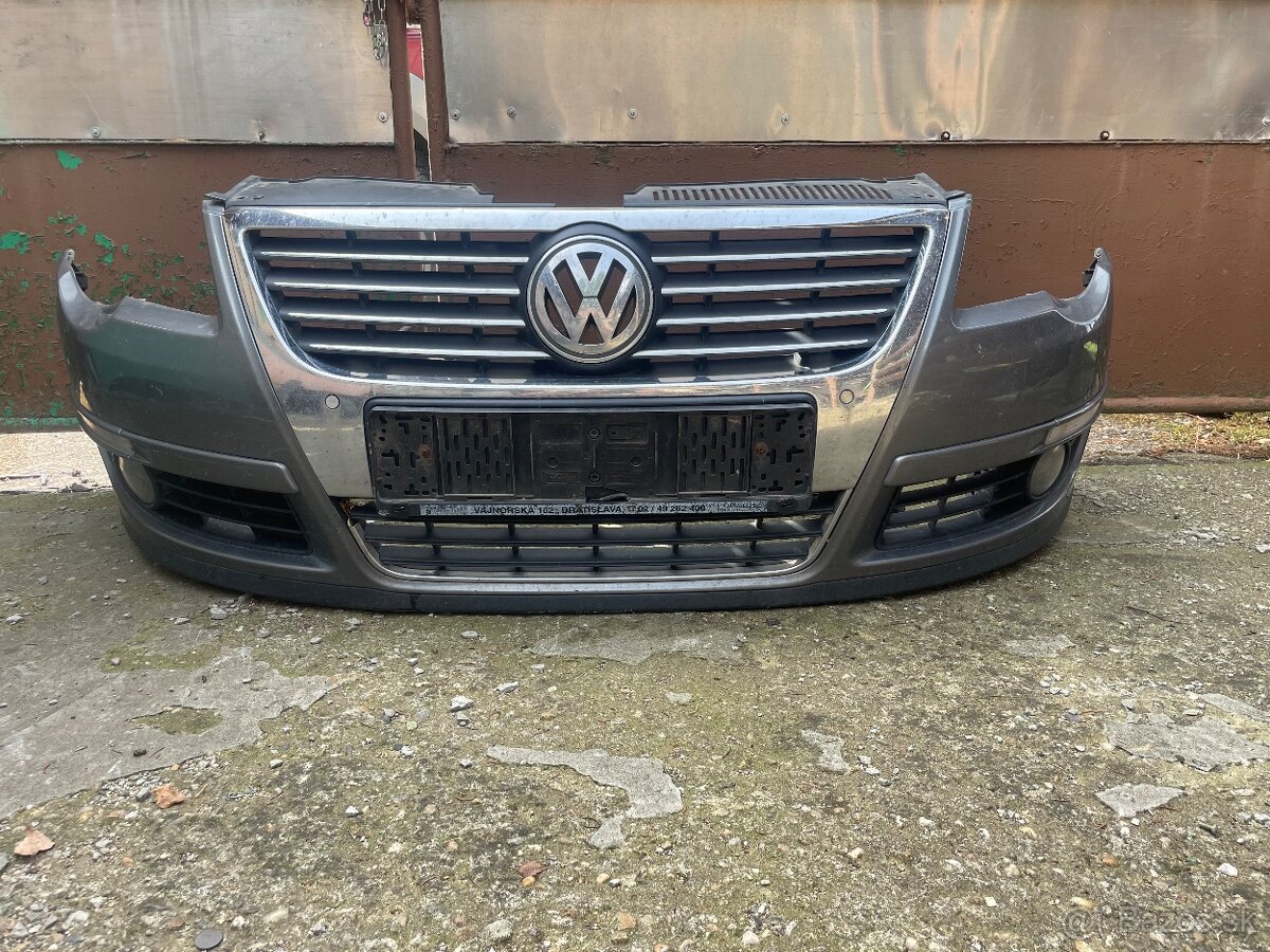 Predný nárazník VW passat b6 LA7T
