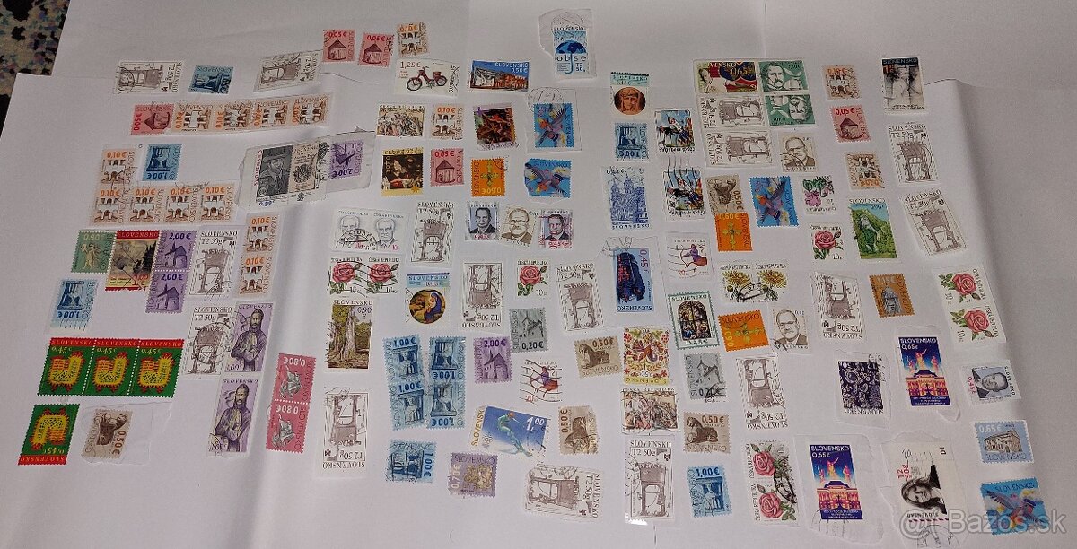 📬 Predám zbierku poštových známok – 128 kusov