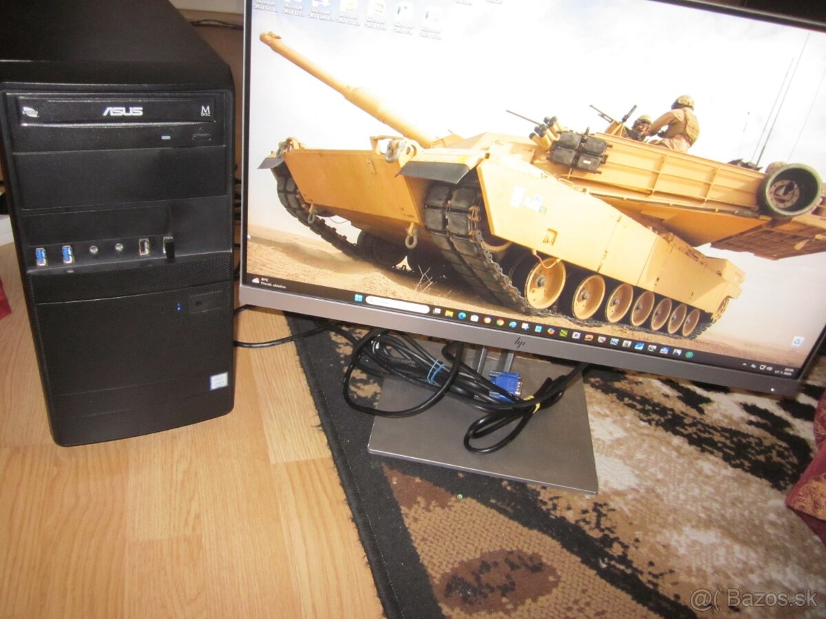 HERNÉ PC i3-8100,16 GB,256GB,500GB,RX-470 8GB