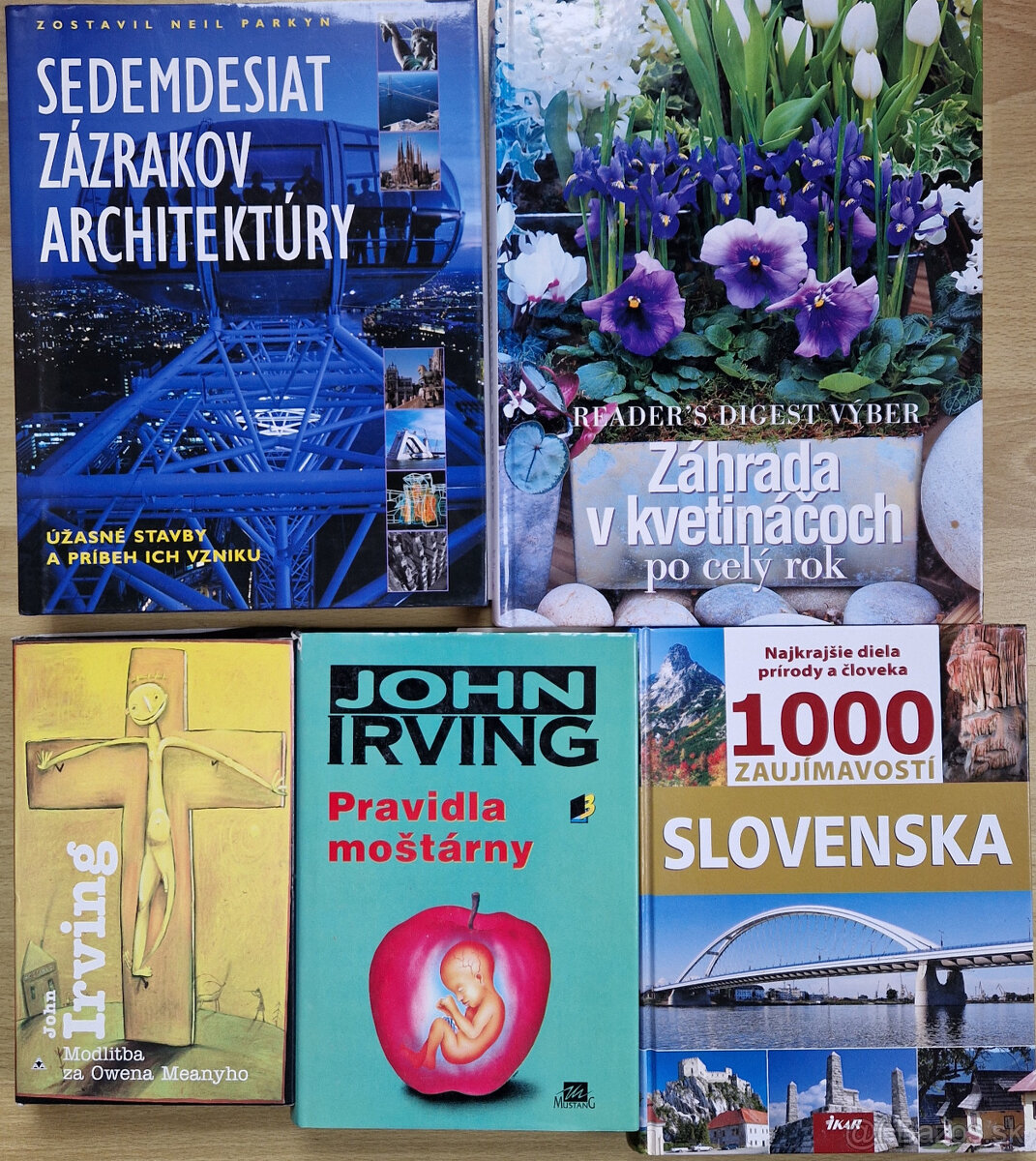 Predám rôzne knihy po 3 €