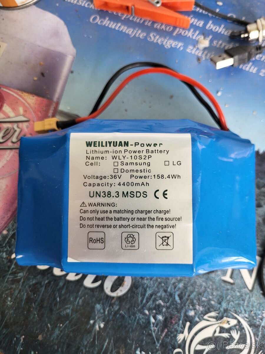 Li-ion bateria 36V 158wh