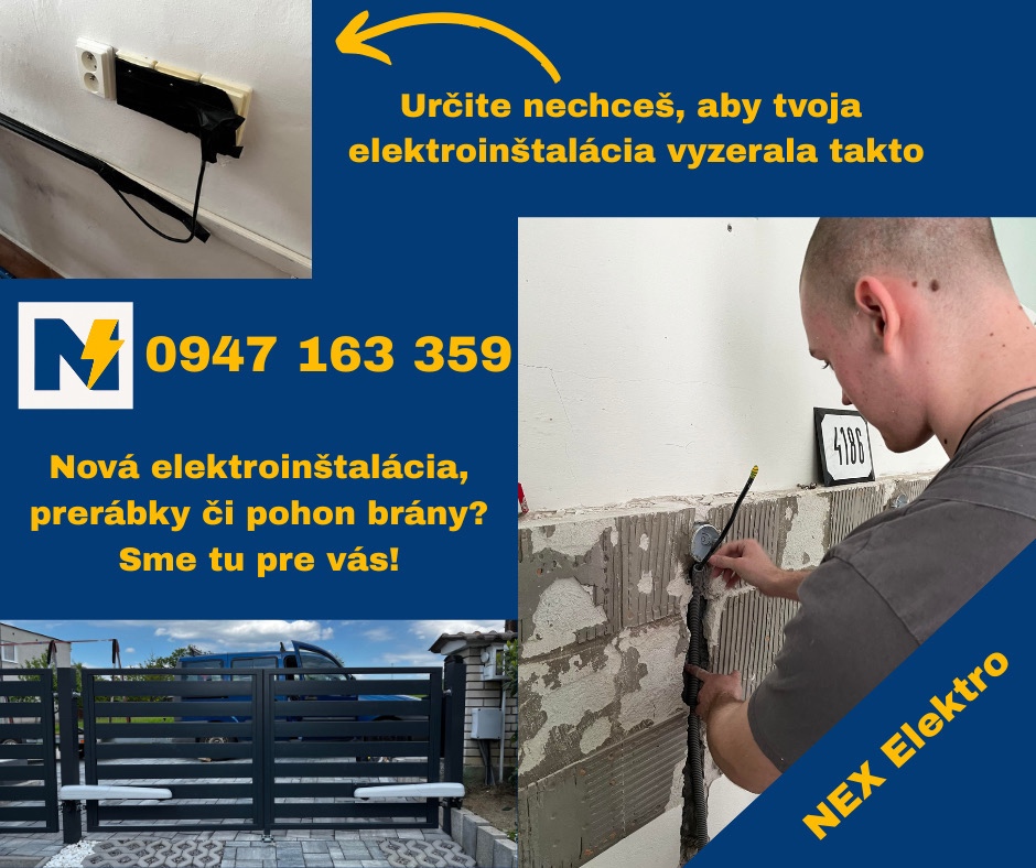 Elektroinštalácie, prerábky