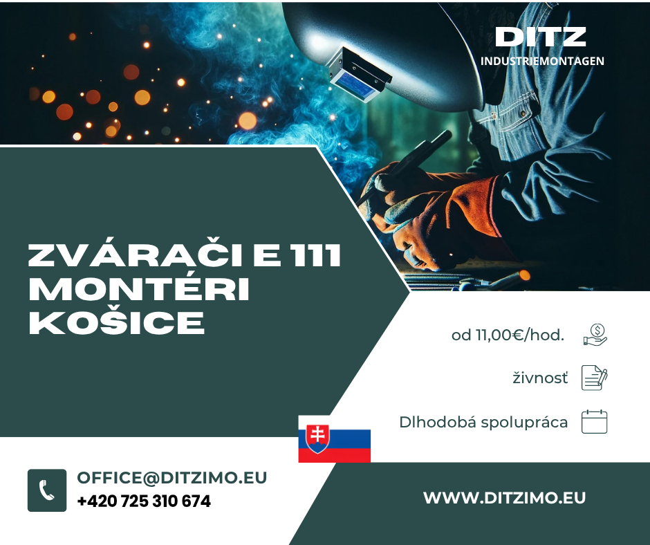 Zvárači E 111, zámočníci, montéri, USS Košice