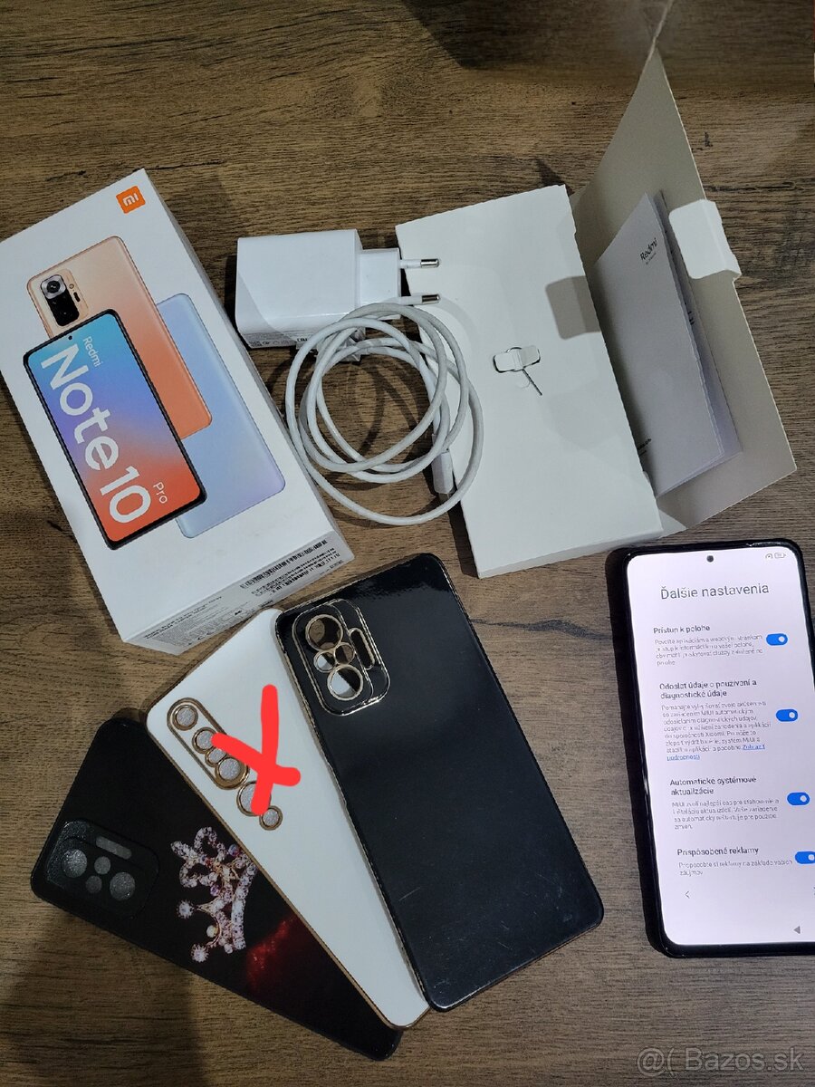 Xiaomi Redmi Note 10 Pro - 6GB/128GB + darček