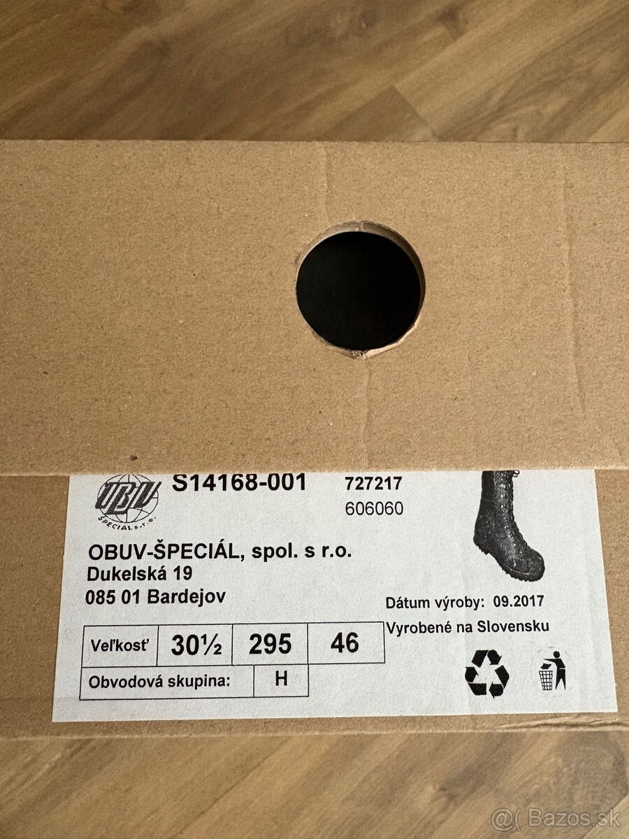 Zimná pánska obuv - nová 46 vel.
