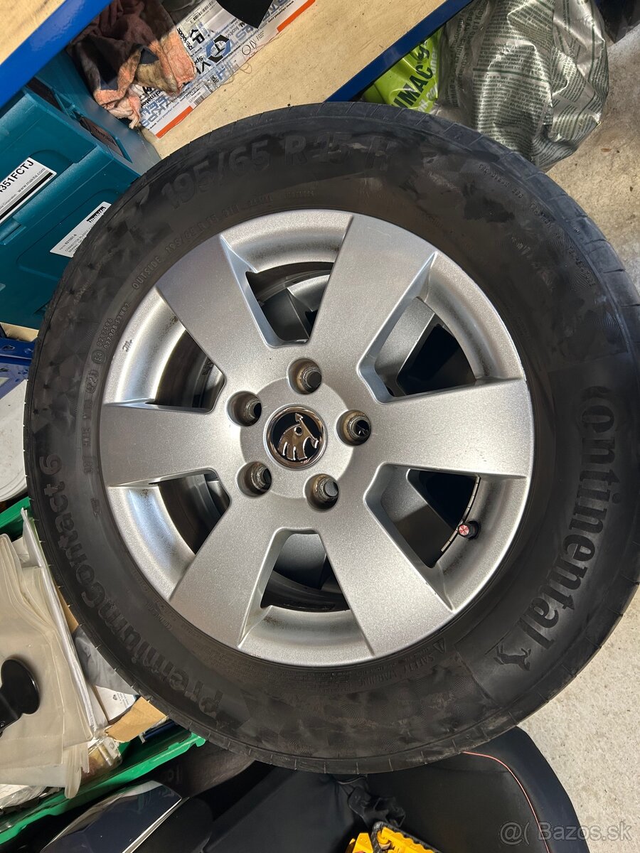 Disky Škoda + pneu