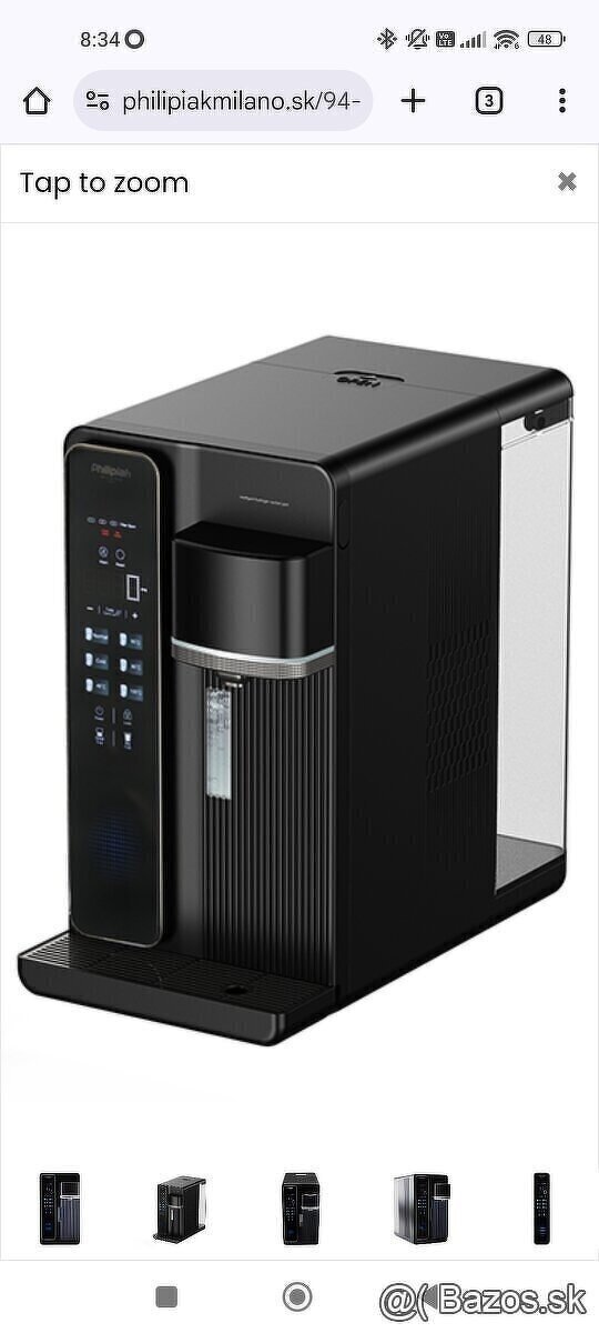 Filter na vodu značky Philipiak Milano