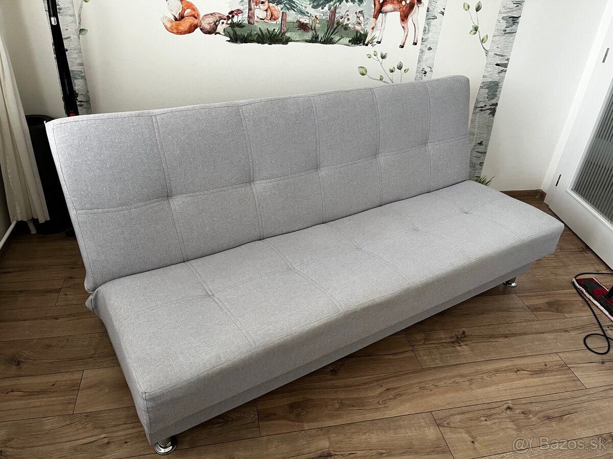 REZERVOVANÉ Predám gauč s rozkladom a úložným priestorom