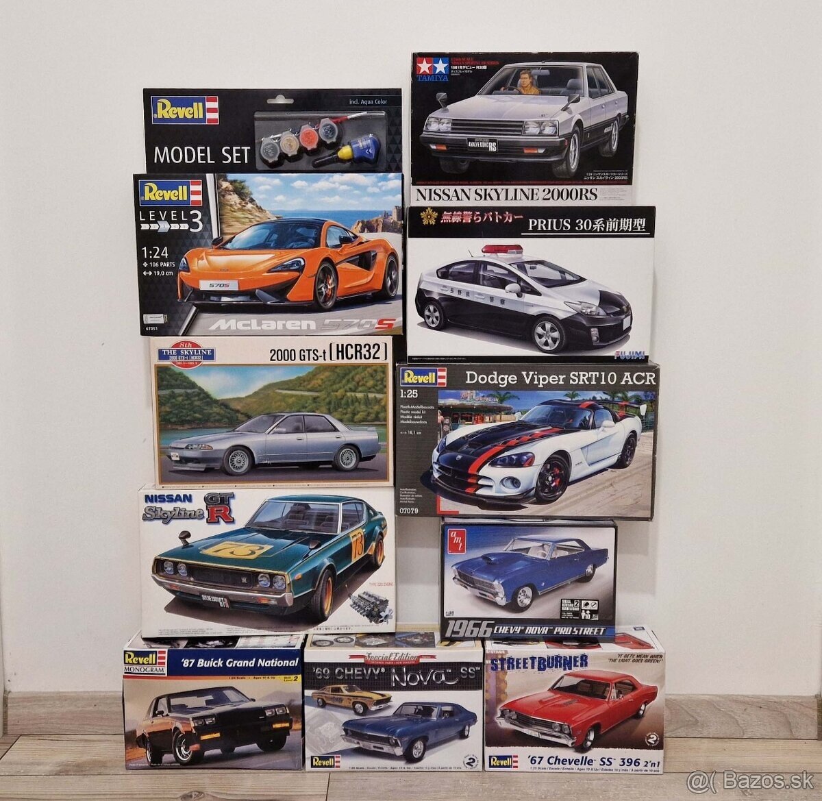 Plastove modely auta 1/24 & 1/25