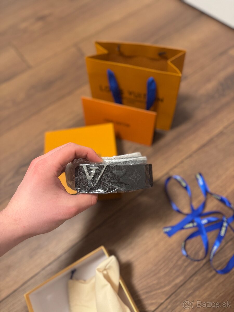 Opasok Louis Vuitton Black and Silver