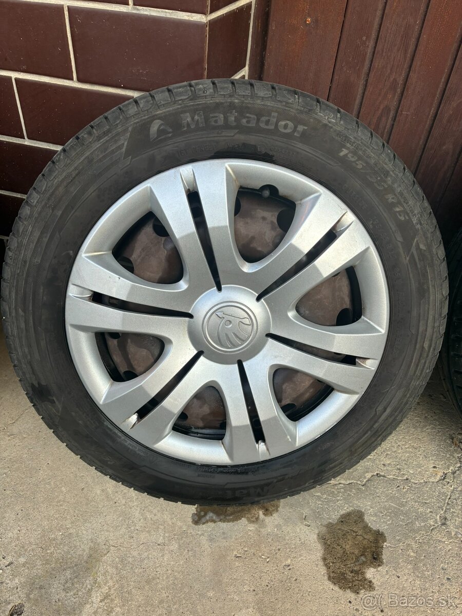 Letne pneumatiky na diskoch 195/55 r15