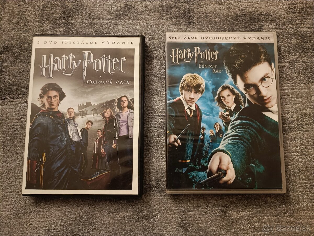 Harry Potter 4 a 5 filmy na SK DVD