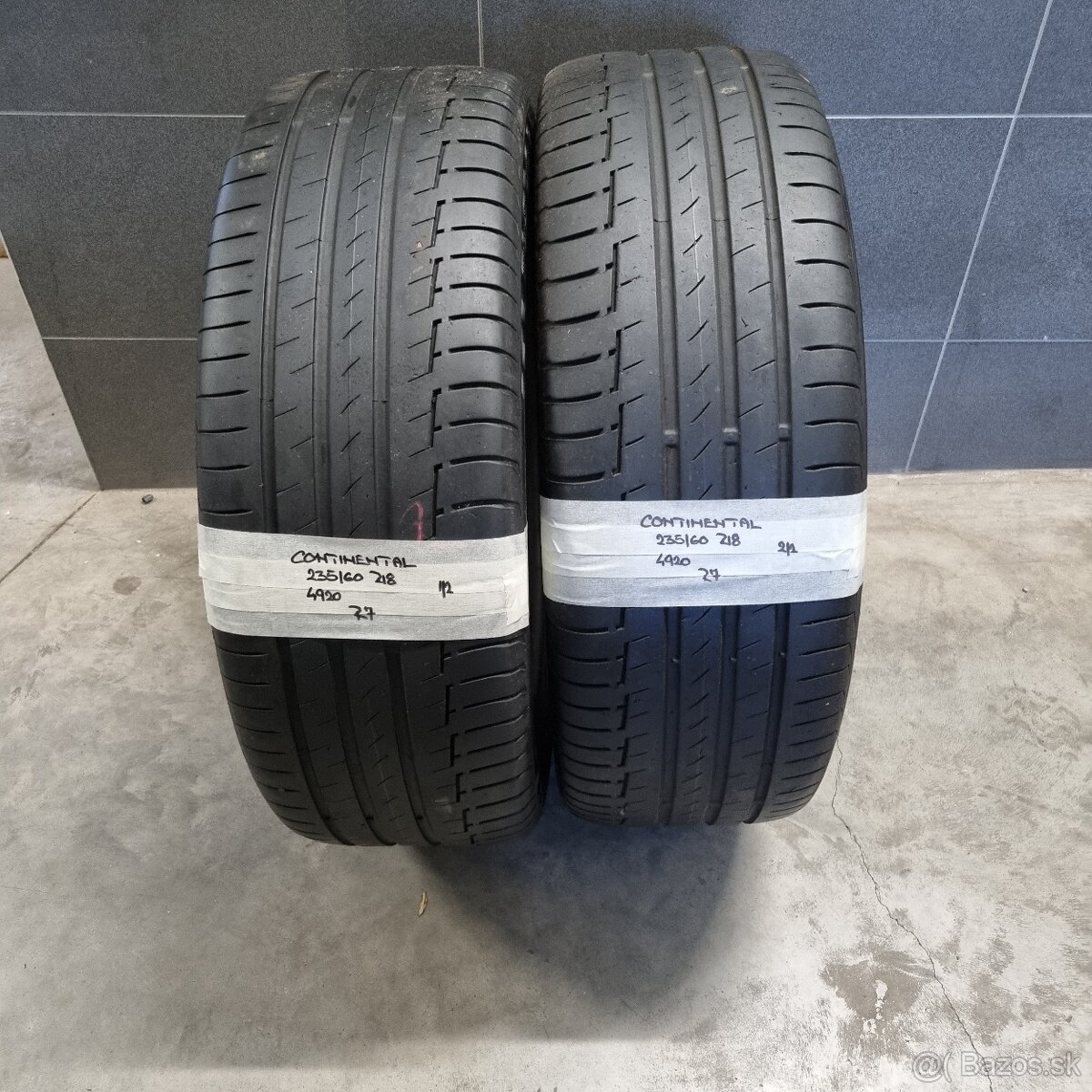 235/60 r18 continental letné