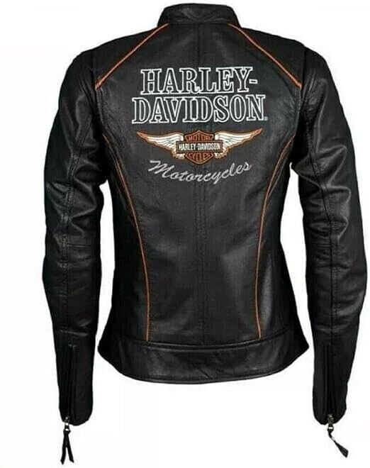Moto Damska Kožena Bunda Harley Davidson