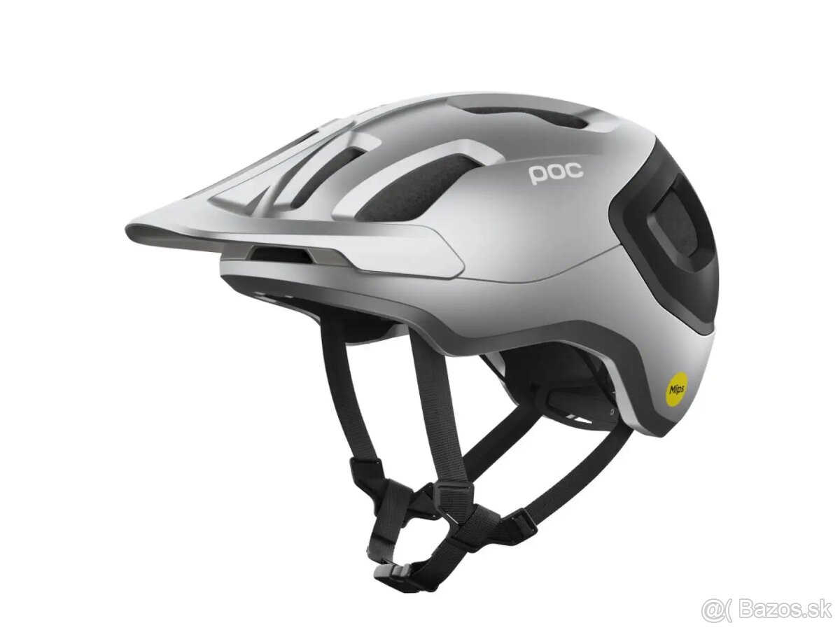 Prilba POC Axion Race MIPS Uranium Black/Argentite Silver Ma