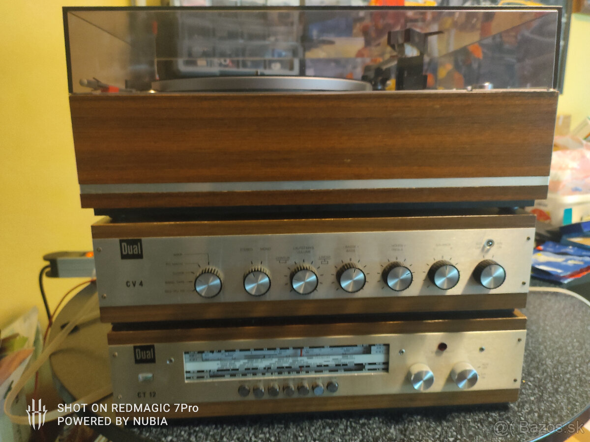 Vintage zostava Dual 68+-72rok+ gramafon