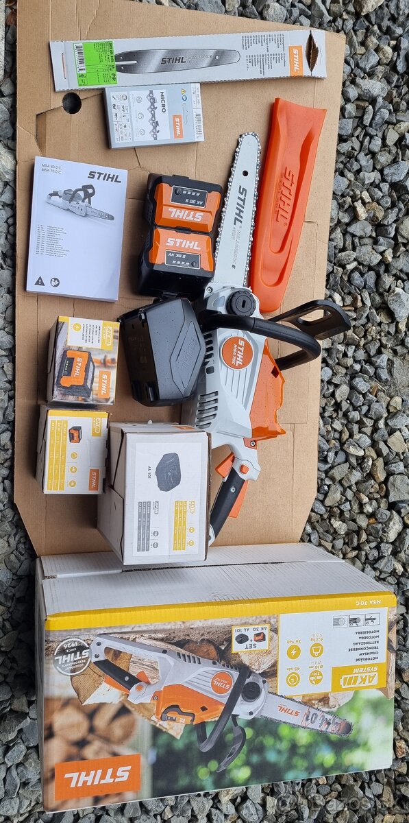 Stihl msa 70 c bq aku pila set rok 2025