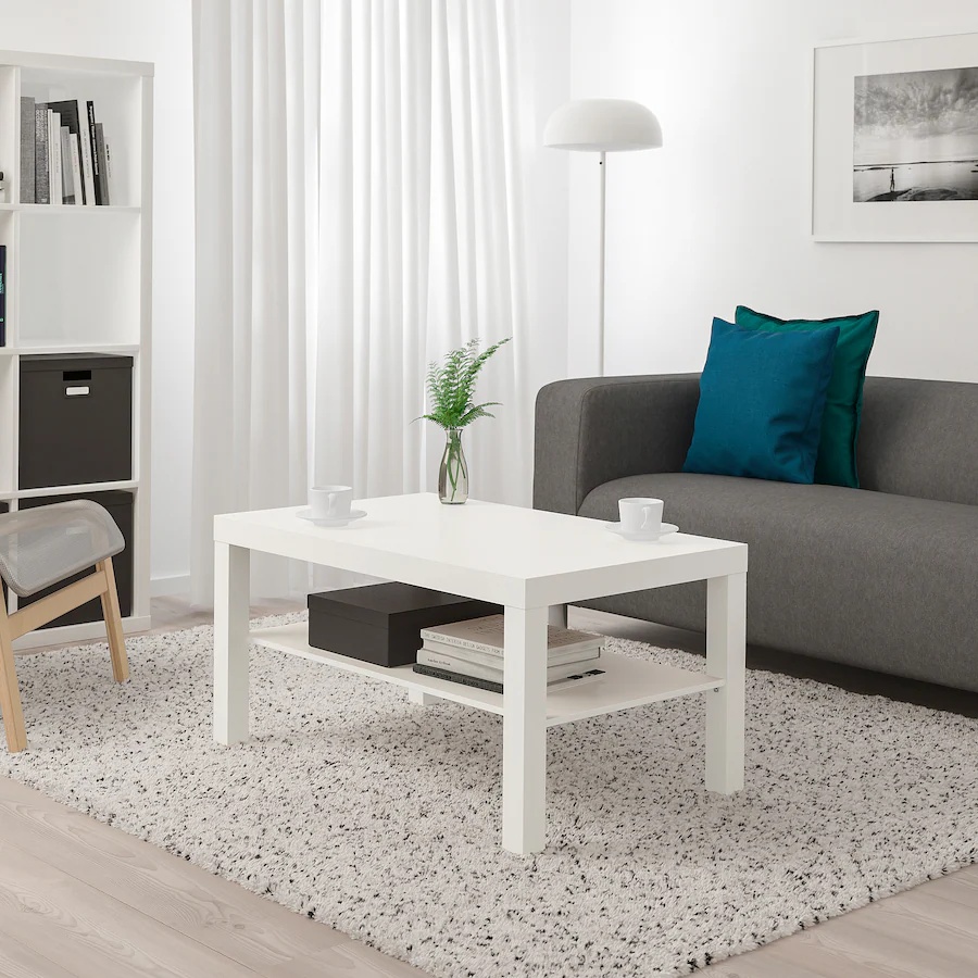 IKEA stolik LACK biely 55x90cm