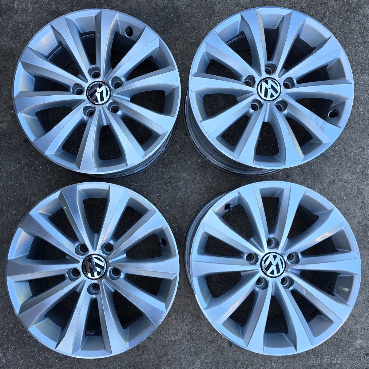 ORIGINÁL VW HLINÍKOVÉ DISKY 5x112 R16