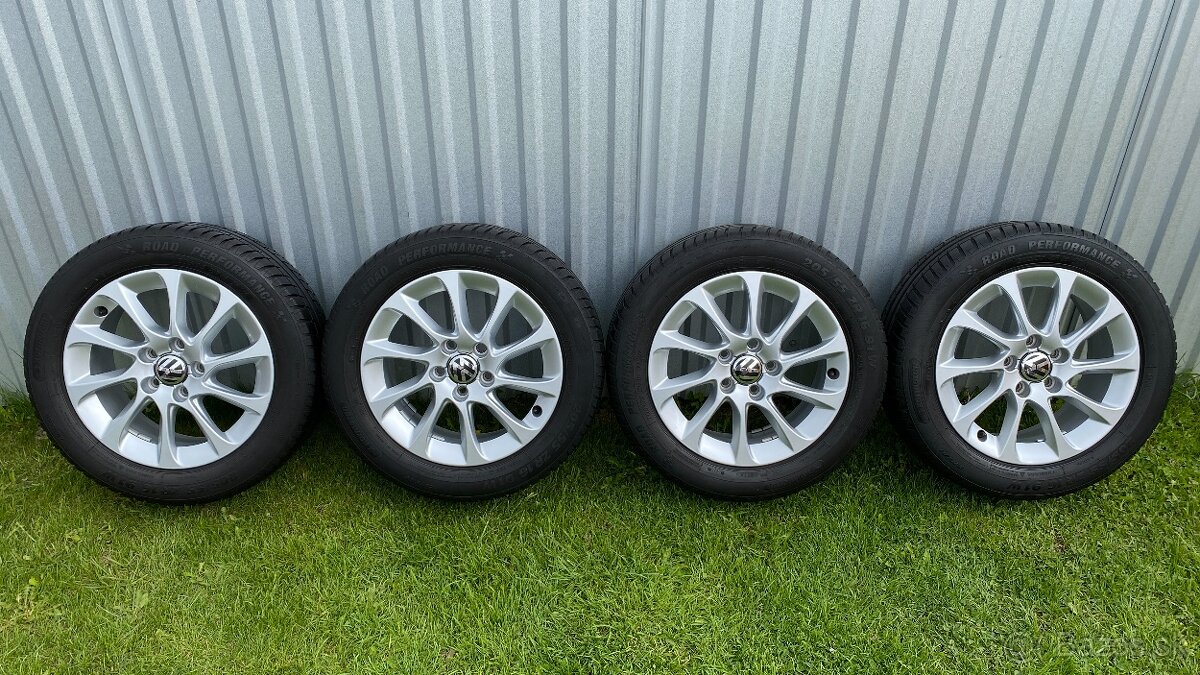 Letná sada kolies VW Golf 7, 5x112 R16 + pneu 205/55 R16