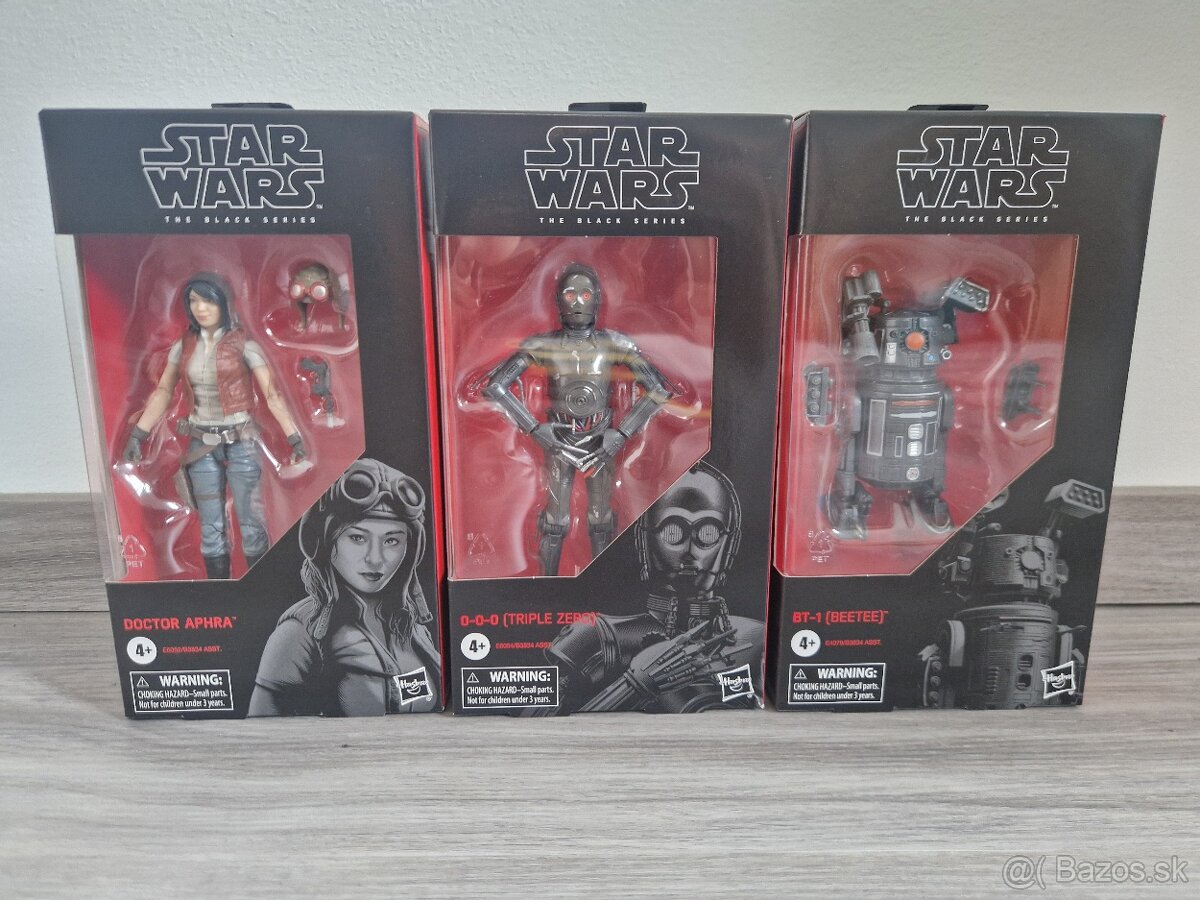 Star Wars Black Series Dr.Aphra, 0-0-0, BT-1