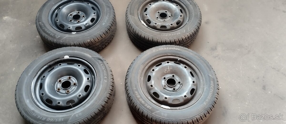 Letná sada 5x100 r14 185/60r14