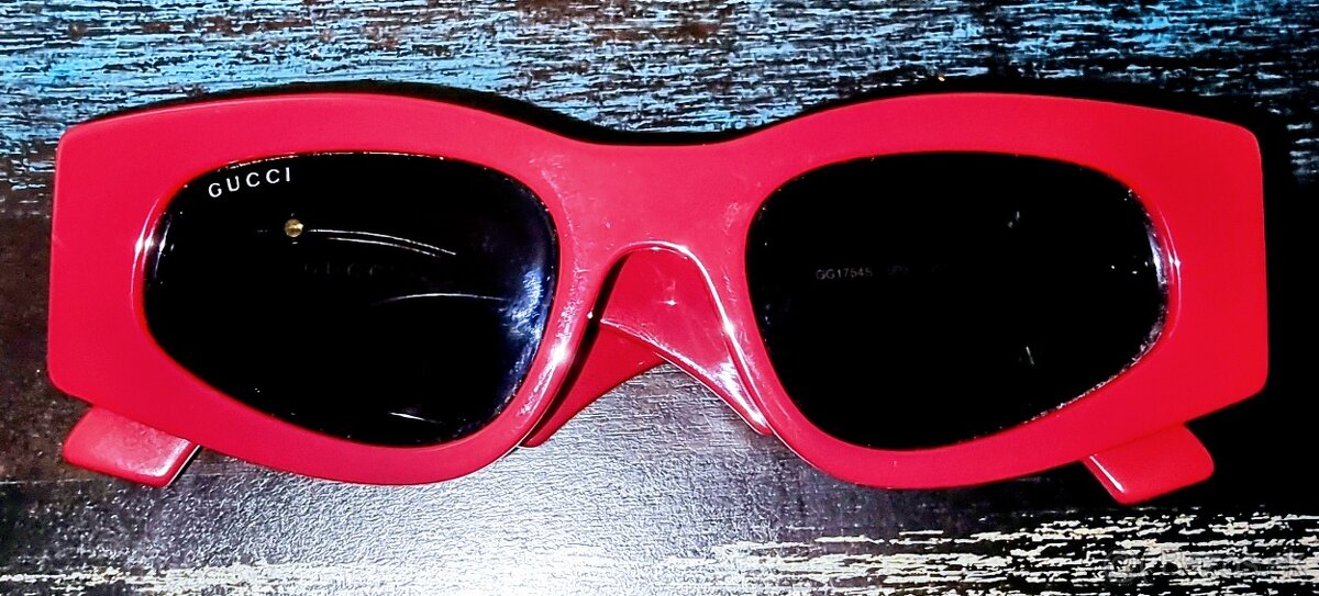 Gucci bordové slnečné okuliare