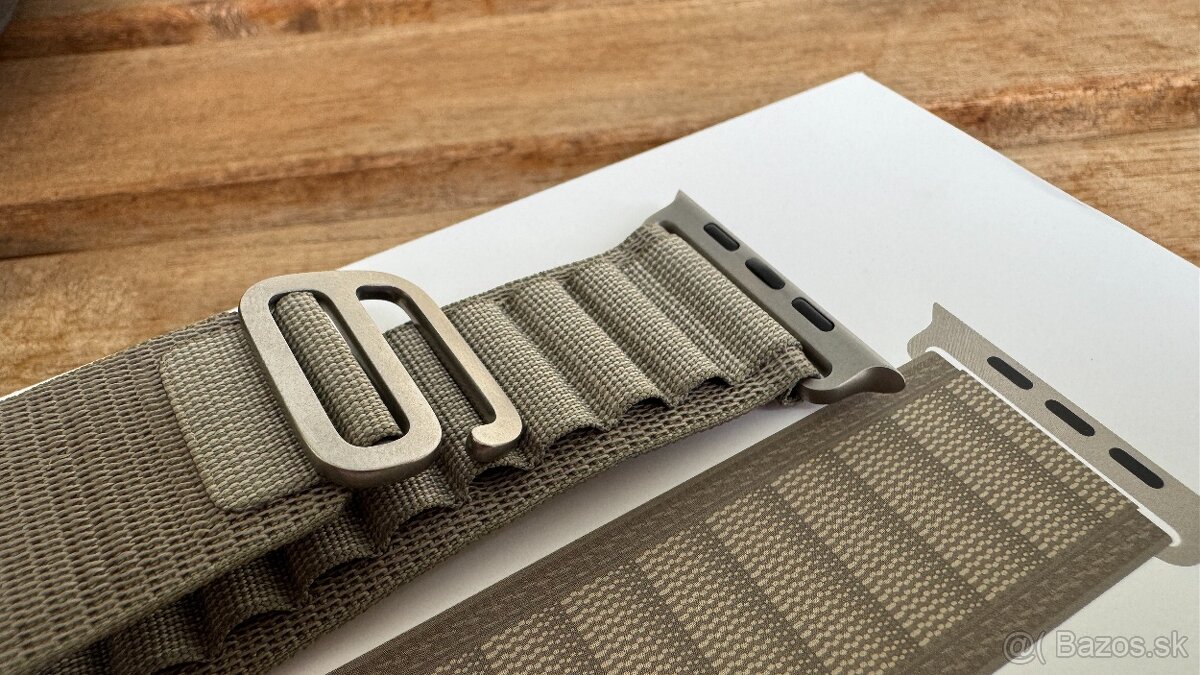 Alpine Loop, Olive, 49mm, L (Apple Watch Ultra 2 alpský ťah)
