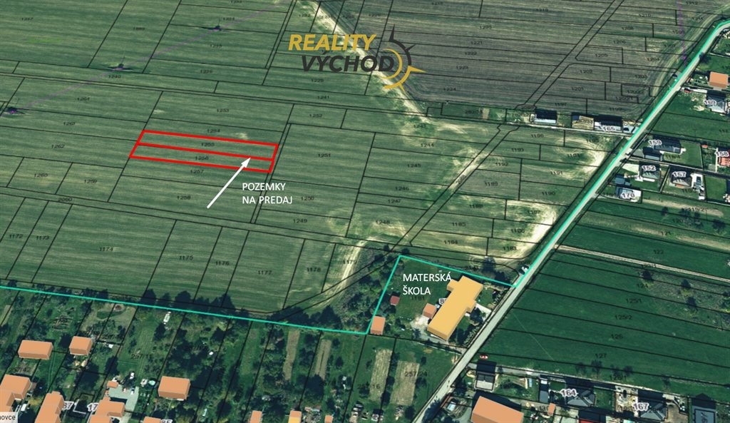 Pozemky v obci Čakanovce, len 15 minút od Košíc