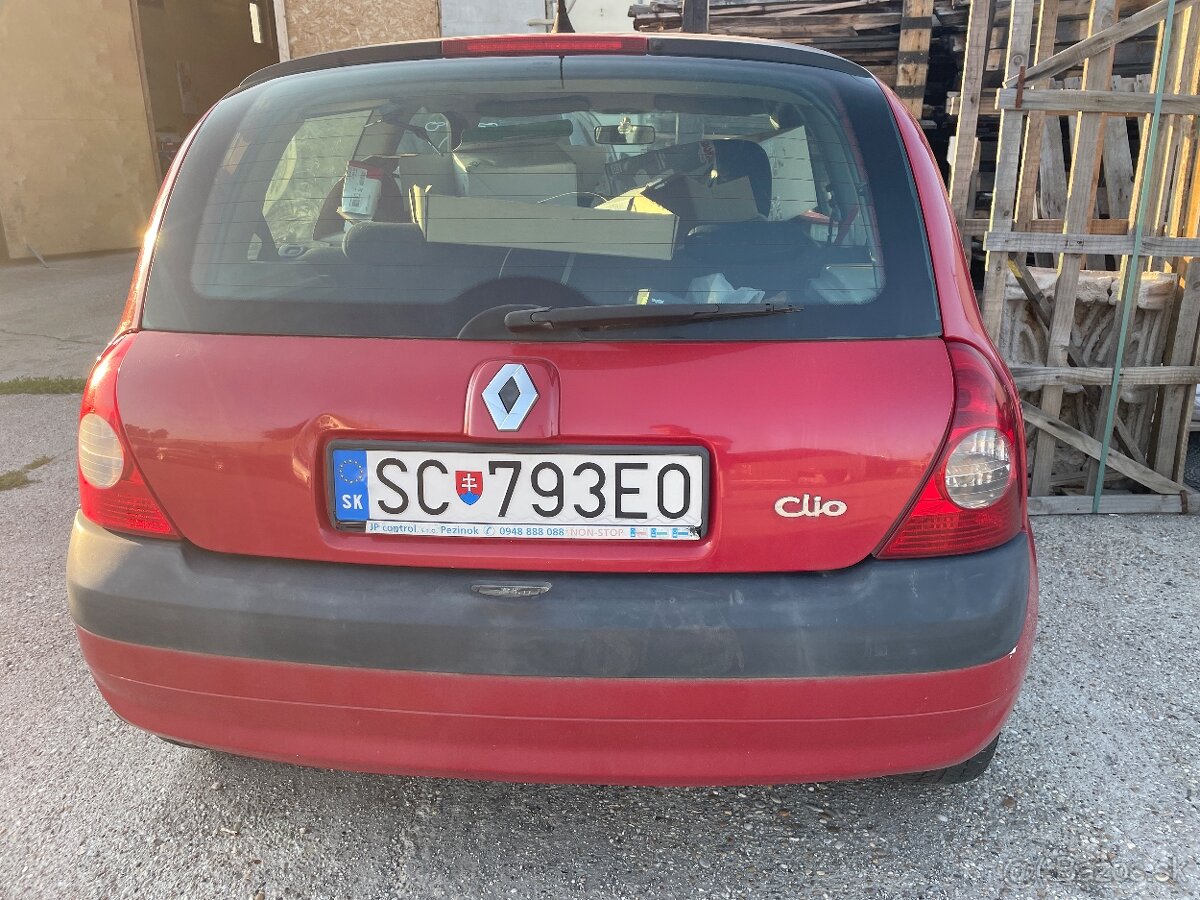 Renault Clio 1.2 benzín R.v 2004