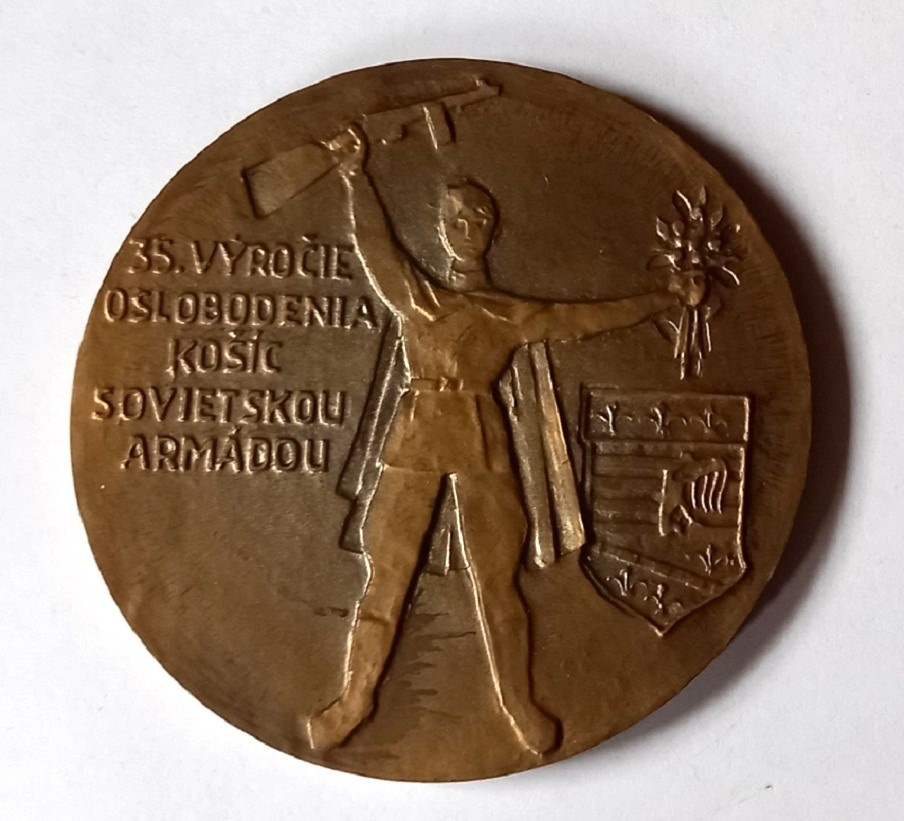 Medaila 35. výročie oslobodenia Košíc sovietskou armádou