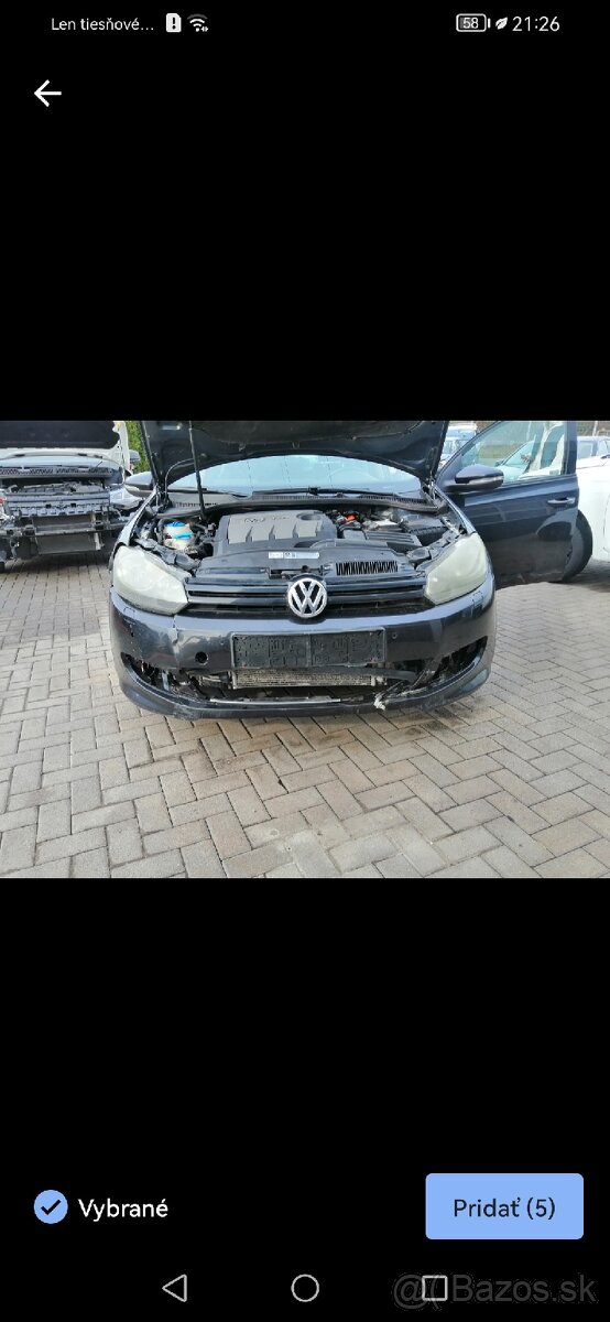 Vw Golf 6 1.6 tdi 66kw