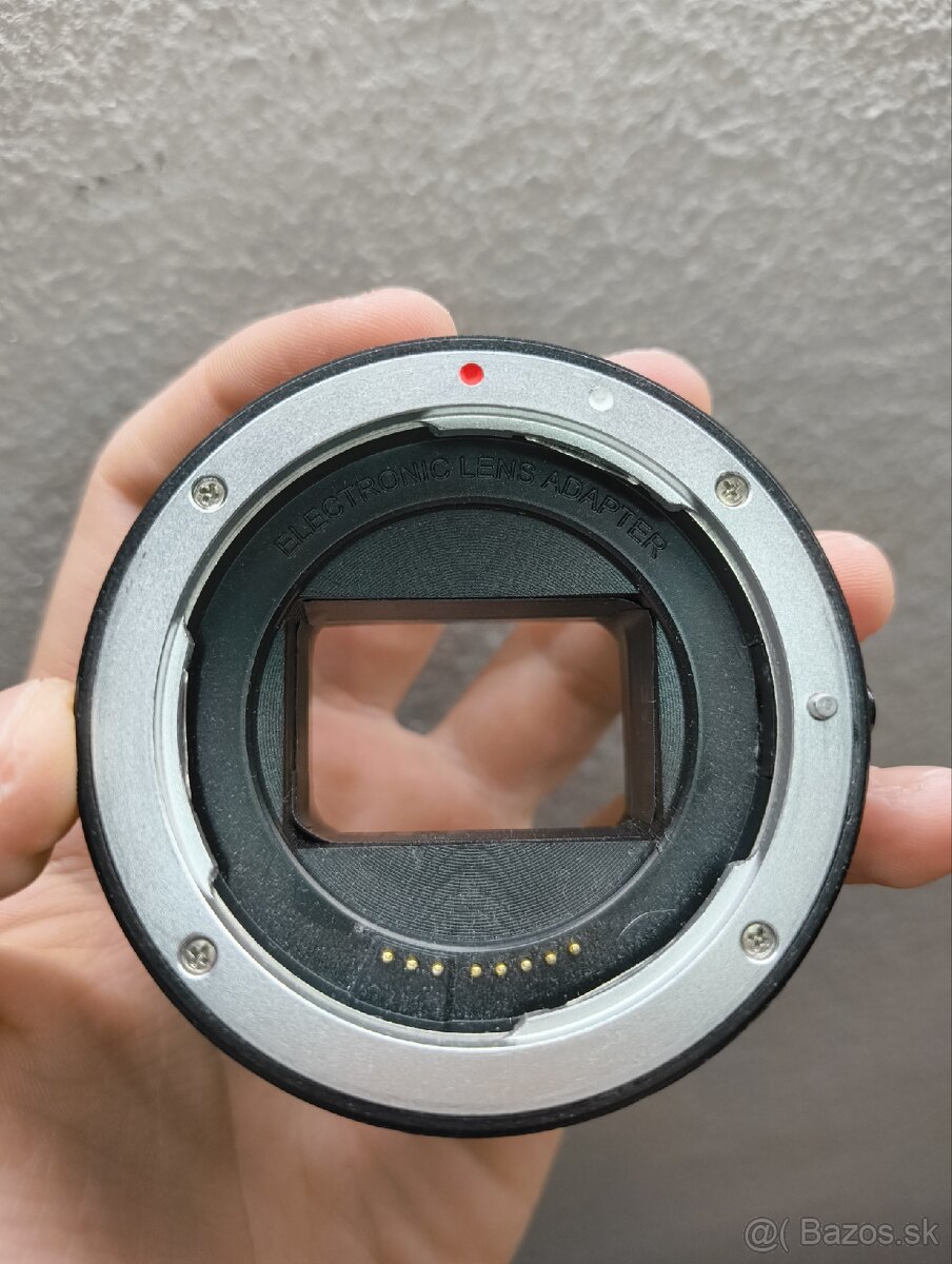 Rezervované - Redukcia na sony e-mount | Canon EF/EF-S
