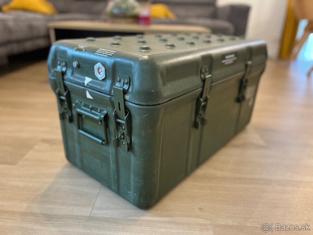 Vojenské bedne, ochranné kufríky 80x40x40cm Bundeswehr