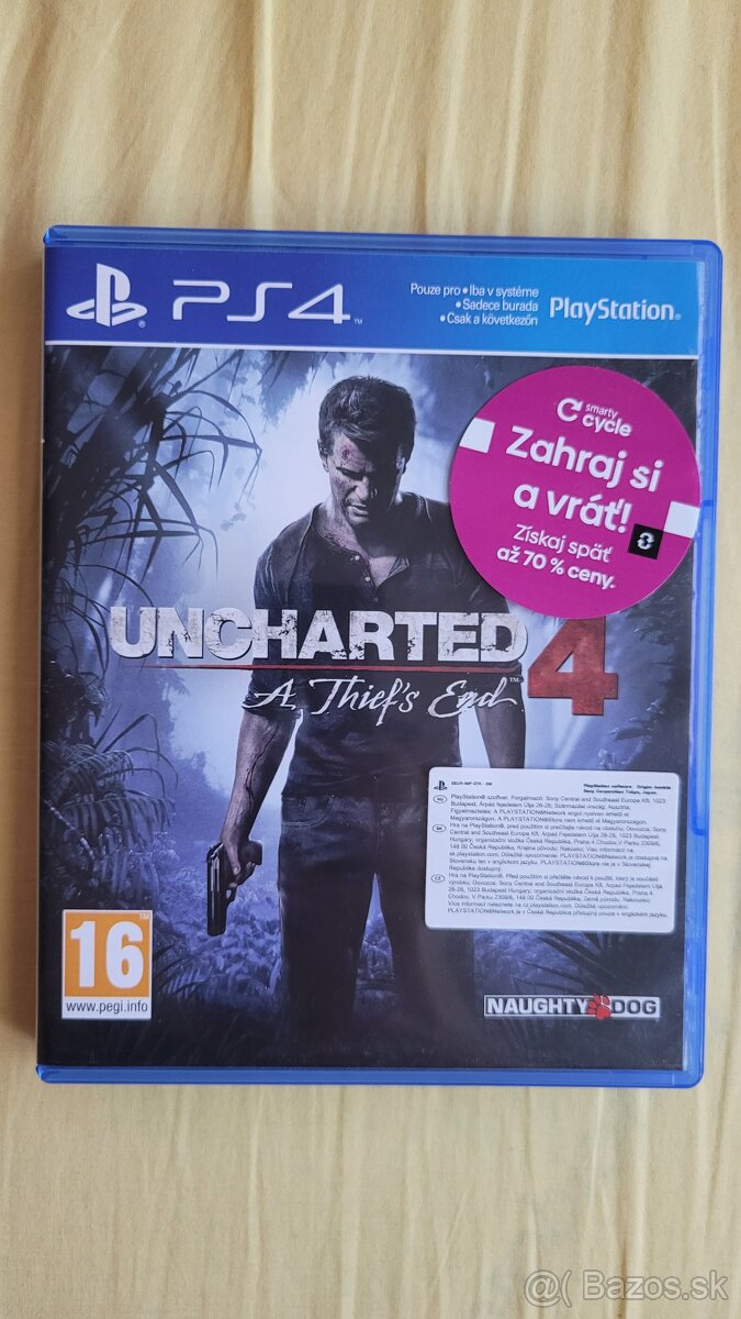 Predam Uncharted 4 na PS4
