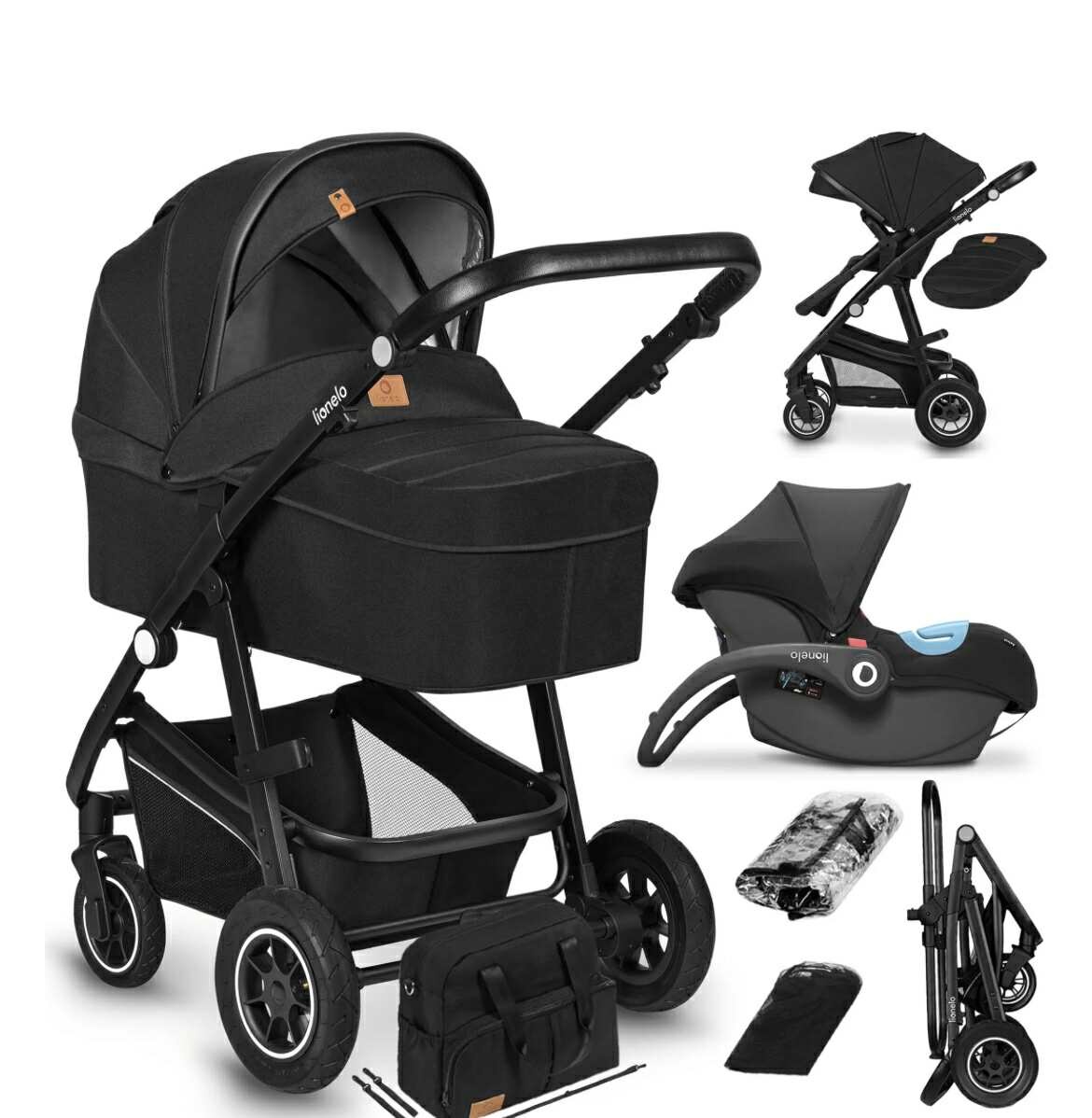 Nový Kočík Lionelo Bianka 3 kombinácia - viac farieb