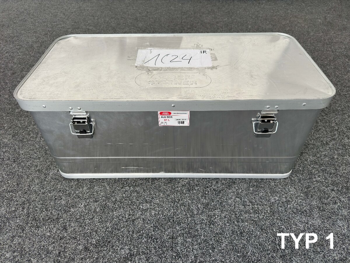 Uzatvárateľné plechové boxy