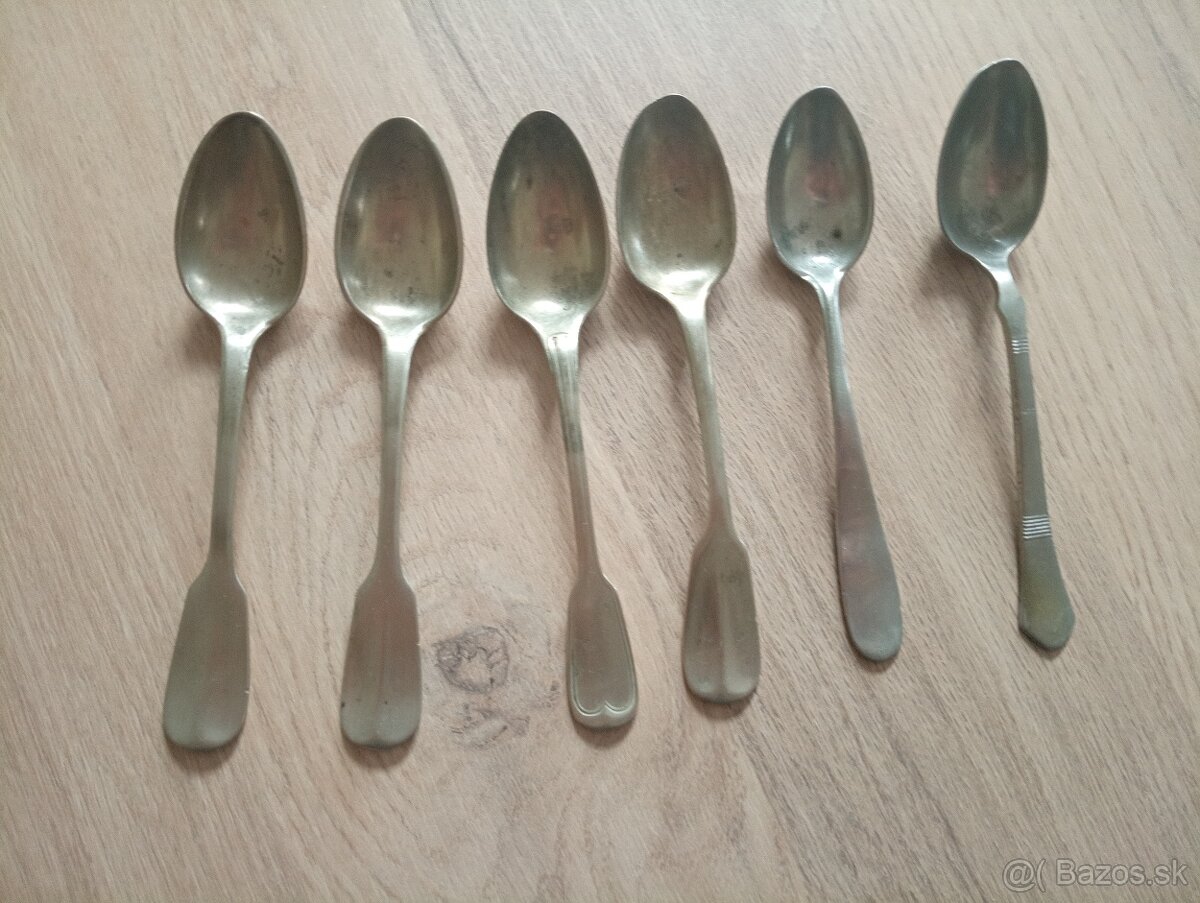 Staré lyžičky Wenzel Bachmann & Co