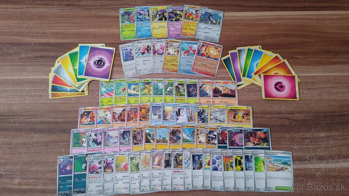 Predám originál Pokemon karty Mega Evolution